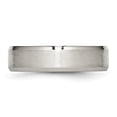 thumbnail image 4 of Stainless Steel 6mm Brushed Mens Ring Band Size 9.5, 4 of 8