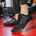 thumbnail image 5 of ChiVerve Hiking Barefoot Shoes for Women Men Breathable & Non-Slip Athletic Footwear Wide Toe Water Shoes, Designed for Walking & Running & Swimming | Black Orange, 8 Men, 5 of 9