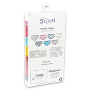 Stitch Girls Cotton Brief Character Underwear, 7-Pack, Size 4-8