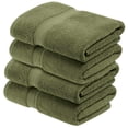 thumbnail image 2 of Superior 800 GSM Egyptian Cotton Heavyweight Bath Towel Set of 4, Gold, 2 of 10