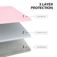 thumbnail image 4 of LLAYOO 15 Inch Laptop Sleeve 15" Protective Soft Case Padded Cover Carrying Computer Bag Compatible with New 15.4 MacBook Pro Specially for Model A1938 A1707 A1990(Pink,Upgraded Version), 4 of 7