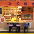 thumbnail image 2 of Dollhouse Kit Diy Doll House Furniture Japanese Style Wooden House 3D Assemble Model Adult Gift Toys For Children Kids heqiyong LED, 2 of 2