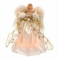 thumbnail image 1 of Vickerman V119802 Ailes de Plumes d'Ange Blanc-Or 12 Pouces, 1 of 1