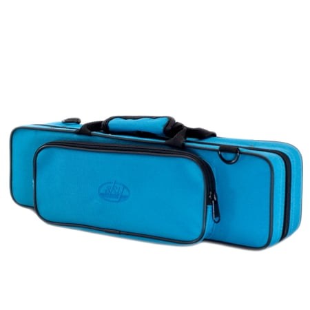 SKY "C" Foot 16 Hole Flute Case with Shoulder Strap (Bue)