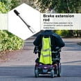 Wheelchair Handle Extensions Wheelchair Brake Assist Wheel Lock