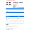 thumbnail image 2 of Rear Brake Pad Set - Compatible with 2009 - 2015 Jaguar XF 2010 2011 2012 2013 2014, 2 of 2