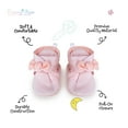 thumbnail image 6 of Rising Star Baby Girl Shoes, Slip-Resistant Casual, Flat Heel, Thin, Closed Toe, Pink, 0-3 Months, 6 of 7