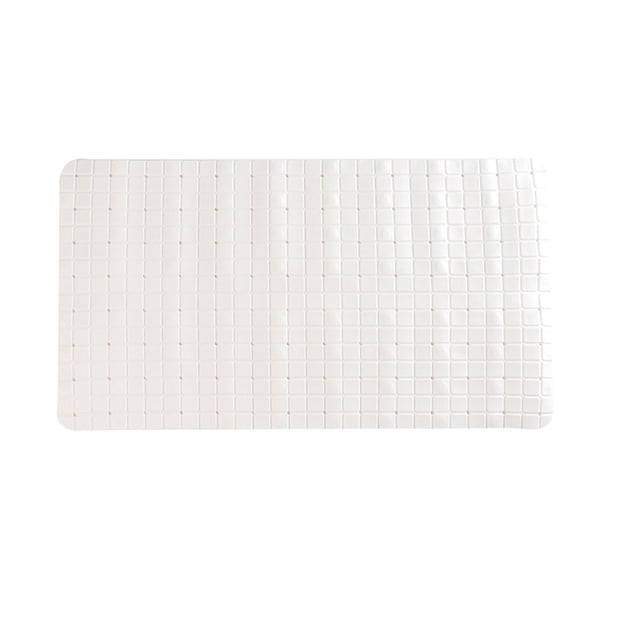 Alfombrilla antideslizante para bañera Alfombrilla de ducha de PVC Ventosas fuertes Agujeros de drenaje Alfombra de baño suave y lavable