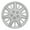 Silver, variant on Coast To Coast IWC18916S 7 Split Spoke Gloss Painted 16" Wheel Cover