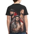 thumbnail image 2 of Garçons Filles Jey Lutteur USO Chandail T-Shirt Graphique Col Rond Manches Courtes 3d Hauts Colorés T-Shirts, 2 of 8