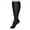 Black, variant on Men's Plus Size Support High Knee Socks Solid Color Breathable Nylon Blend Compression Socks for Nursing Fitness Running All-Day Standing and Comfort