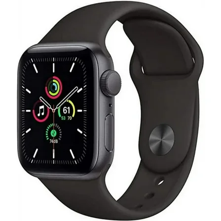Pre-Owned Apple Watch Series SE 44MM Space Gray - Aluminum Case - Black Sport Band