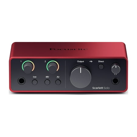Focusrite - Scarlett Solo Studio 4th Generation Audio Interface - Red