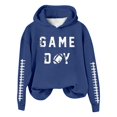 thumbnail image 4 of WEAIXIMIUNG Sweat à Capuche pour Femmes, Imprimé Football Baseball, Col Rond et Manches Longues, 4 of 4