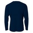 thumbnail image 2 of A4 Cooling Performance Long Sleeve Crew For Youth Male in Navy 2011 | NB3165, 2 of 2