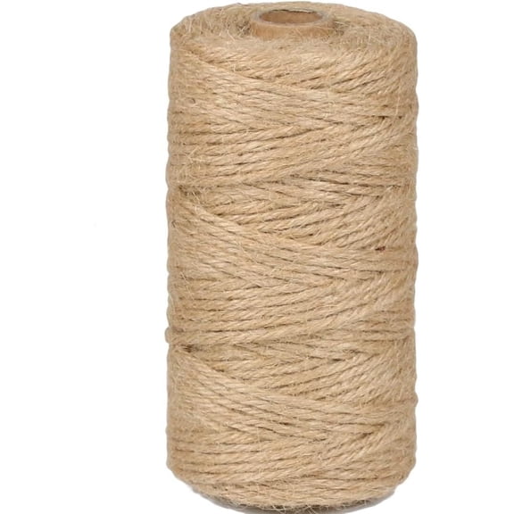 Macrame Cord 3mm x 218 Yards Jute Twine String, Cotton Rope for Crafts/Floristry/Bundling/Gardening(Natural)