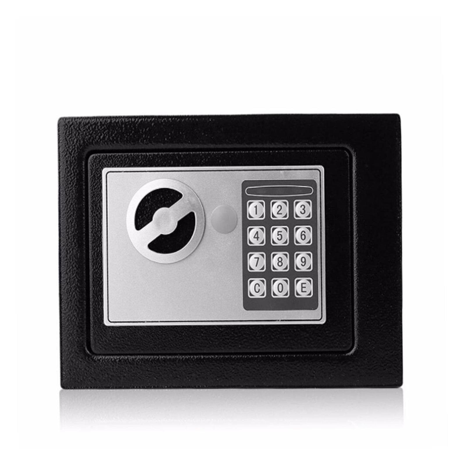Safe Box Mini Steel Safes Money Bank Small Household Password Key Safety Security Box Keep Cash Jewelry Document Digital ,Security and Anti-Theft