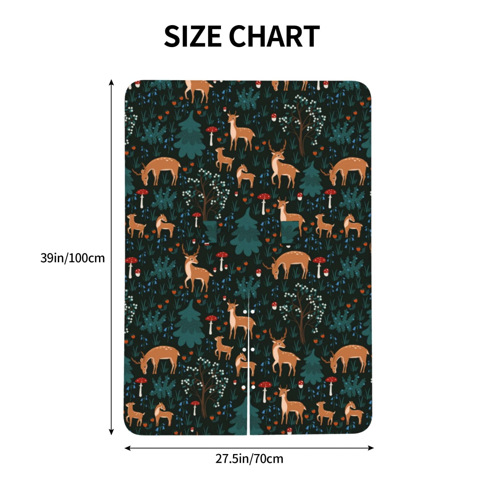 Car Seat Cover Baby - Deers In The Forest Breathable Infant Car Seat Cover for Baby Carseat, Lightweight Comfort Baby Essentials Must Haves Newborn Stuff for Girl Boy