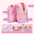 thumbnail image 5 of gcong Lightweight Ergonomic School Bookbag For Stylish Daily Use Travel Backpack With Adorable Bunny Design Pink, 5 of 9