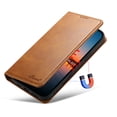 thumbnail image 2 of Case for iPhone 16 Plus, Leather Wallet Case with Kickstand RFID Blocking Credit Card Holder Magnetic Closure Shockproof Case Compatible with iPhone 16 Plus, Yellow, 2 of 7