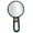 Army green, variant on 10X/15X Magnifying Handheld Mirror Folding Handle Double-sided Portable Travel Magnified Hand Mirror Pedestal Makeup Mirror