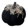 thumbnail image 1 of Calabazas artificiales, decoración de calabazas, decoración del hogar, cosecha de otoño, centro de mesa Negro, 1 of 9