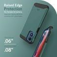 thumbnail image 3 of TUDIA Merge Motorola Moto G Play 4G 2024 Case Dual Layer Heavy Duty Cover - Hunter Green, 3 of 8