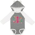 thumbnail image 3 of Inktastic 1st Birthday Party 1 Year Old Girls Girls Long Sleeve Baby Bodysuit, 3 of 5