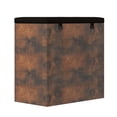 thumbnail image 1 of Shoe Bench, 51 Inch Shoe Storage Bench with Cushion, 5 Cubbies Shoe Rack with Adjustable Shelves, Shoe Organizer Cabinet for Entryway Living Room Bedroom, Rustic Brown, 1 of 7
