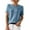 Blue, variant on Sweaters For Casual Crew Neck Loose Fit Short Sleeve Sweater Blend