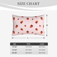 thumbnail image 4 of Hirioo Strawberry for Plush Pillow Cover for Bedroom and Living Room ,Elegant, Comfortable Home Decor-16"x24", 4 of 6