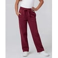 thumbnail image 3 of Real Essentials 3 Pack: Girls' Fleece Open Bottom Soft Athletic Performance Casual Sweatpants(Ages 7-16), 3 of 7