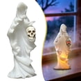 thumbnail image 2 of Pre‑Lit Phantom Halloween Decoration, Lighted Ghost Themed Figurine Ornament, Halloween Light Up Seasonal Accent For Indoor Fall Halloween Home Decor, 2 of 7
