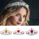 thumbnail image 2 of Guardurnaity Agregue un toque de elegancia al atuendo Coronas para niñas Diadema Decoración Princesas Coronas Diadema Fácil de usar Accesorio para el cabello Rosa roja, 2 of 6