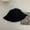 Black, variant on New Thin Spring and Summer Bucket Hat Women Versatile Sunscreen Sunshade Sun Hats Outdoor Leisure Basin Cap Bob Caps
