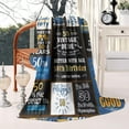 thumbnail image 3 of 50th Birthday Gifts for Men，50 Year Old Gifts for Men，50th Birthday Gift Ideas，Birthday Blanket for Men,Happy Birthday Blanket 60x50 Inches,Gift for 50 Year Old Men, 3 of 6