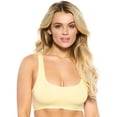 thumbnail image 2 of Felina | Organic Cotton Bralette 3 Pack | Super Soft & From Plant-Based Dyes (Tuscan Sun, X-Large), 2 of 3