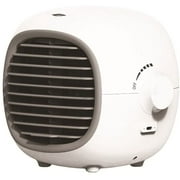Portable Air Conditioner Fan Evaporative Portable Cooler Fan Space Cooler Fan Quiet Desk Fan with USB Recharged