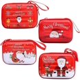thumbnail image 1 of 4 Uds Mini monedero navideño soporte de cambio para Cable de datos de auriculares clave (patrón aleatorio), 1 of 5