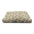 thumbnail image 4 of Peacock Pet House, Winter Pattern Peacocks Snowflakes Floral Paisley Ornate, Outdoor & Indoor Portable Dog Kennel with Pillow and Cover, 5 Sizes, Ruby Olive Green Cream, by Ambesonne, 4 of 5