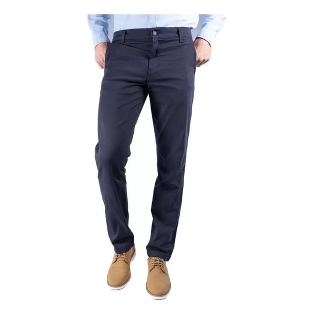 Pantalón Recto Gabardina Strech Oggi Jeans Chinos De Hombre