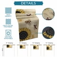 thumbnail image 6 of Table Runner - 72 Inch Long, Farmhouse Sunflowers Kitchen Dining Table Runner Dresser Scarves, Vintage Bees Airplane Country Floral Farmhouse Decor for Coffee Tables Wedding Party Banquet, 6 of 8