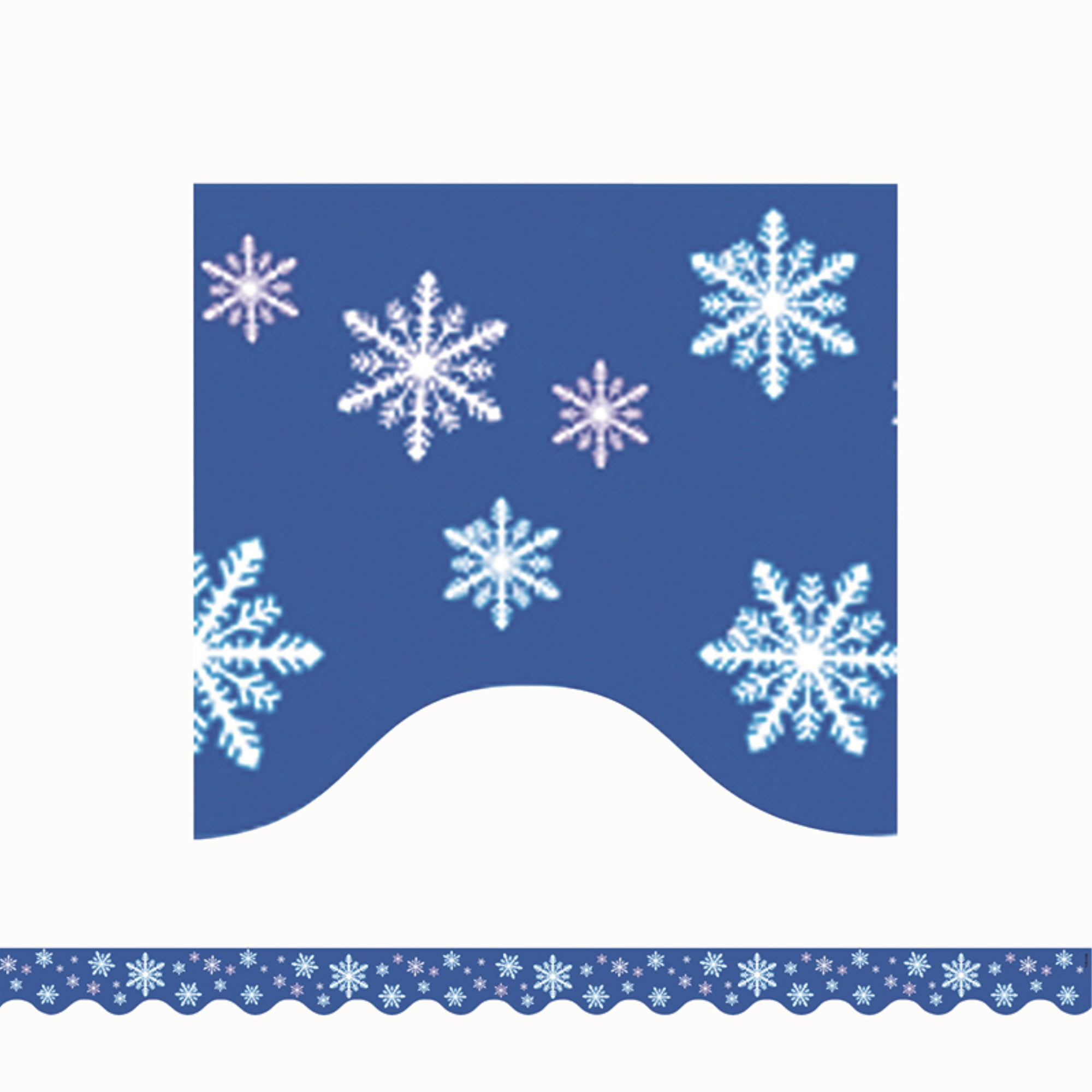 Snowflakes Border Trim, 35 Feet