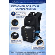 Slim Backpack Fit For Inogen One G5 & Inogen Rove 6: Lightweight Backpack with storage for accessories
