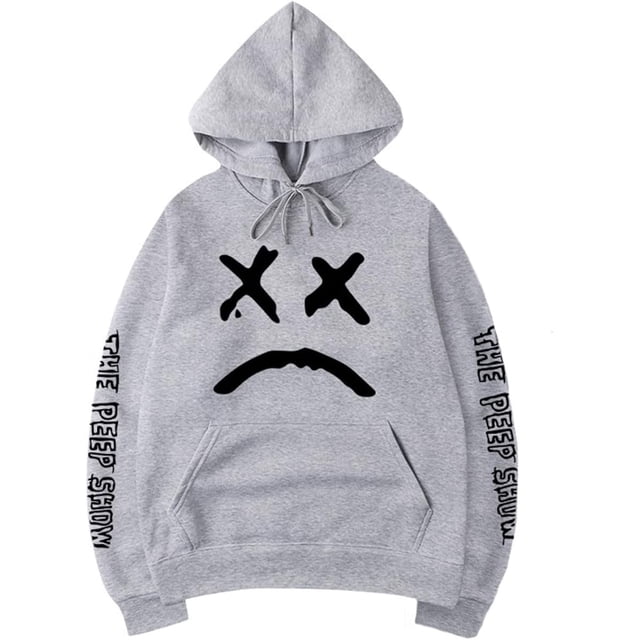 Chandail à Capuche Unisexe lil peep Imprimé Amour Mode Sport Hip Hop avec Poche