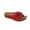 Red, variant on CFLVAEK Summer Sandals for Women 2025 Slip On Comfortable Slides Sandals Ladies Flower Slides Sandal Lightweight Platform Shoes Plus Size Size 8.5