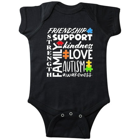 

Inktastic Autism Awareness Love Friendship Support Gift Baby Boy or Baby Girl Bodysuit