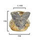 thumbnail image 4 of Owl Golden Ceramic Candle Holder Tealight Cup Candlestand Desktop Decor Big Eyes, 4 of 4