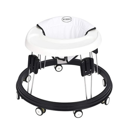 Foldable Baby Walker for Boys Girls Foldable Adjustable 9 Height for Toddler 6-18Months