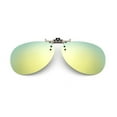 thumbnail image 3 of tooloflife Polarized Night Vision Sunglasses Clip Sunshade Anti-Glare Anti-UV Unisex Yellow Green, 3 of 3